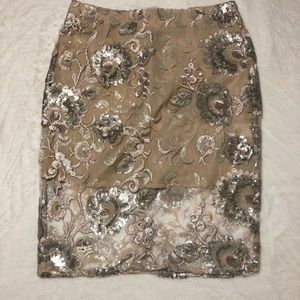 Boutique sequence pencil skirt